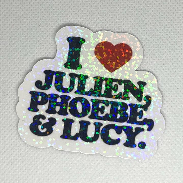 Boygenius Holografisk Kiss-Cut Klistermärke, Vattentät för wholesale av Literary by Ava