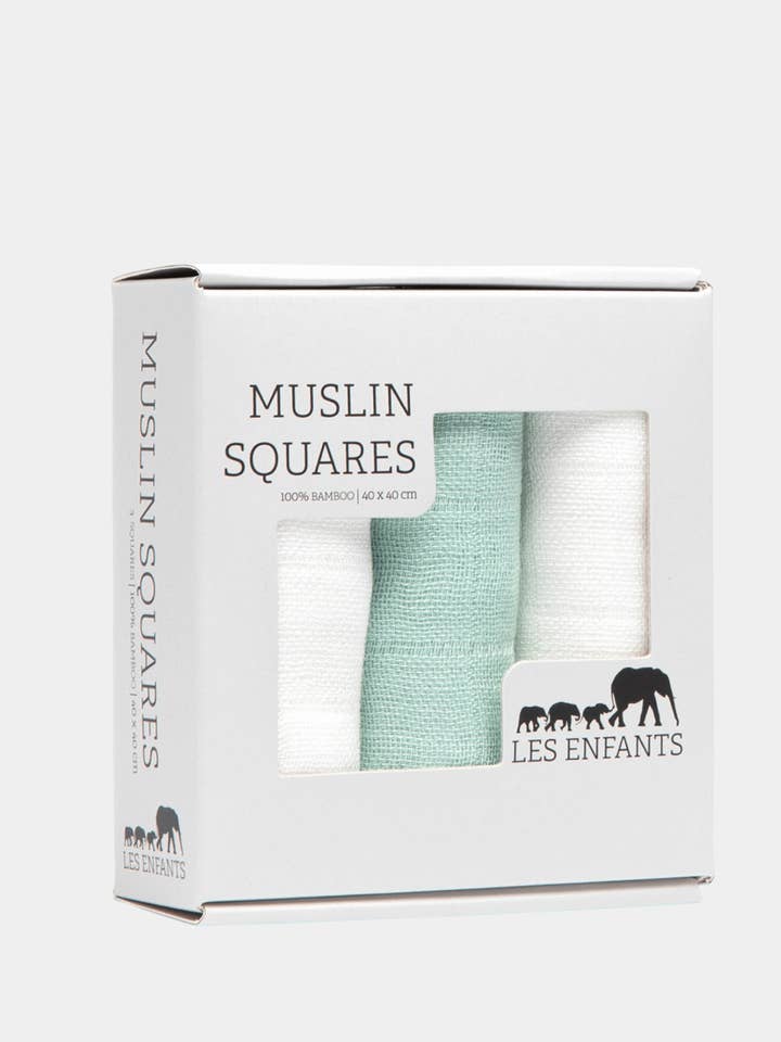 Les Enfants - Wholesale Inbakerdoek - Baby - Les Enfants Mousseline Pleinen