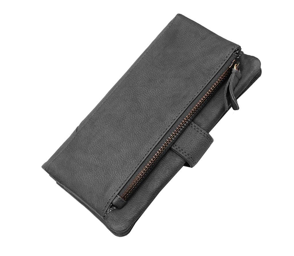 PRIMEHIDE - Venta al por mayor Cartera - Mujer - Monedero de piel grande Crumble - 650324