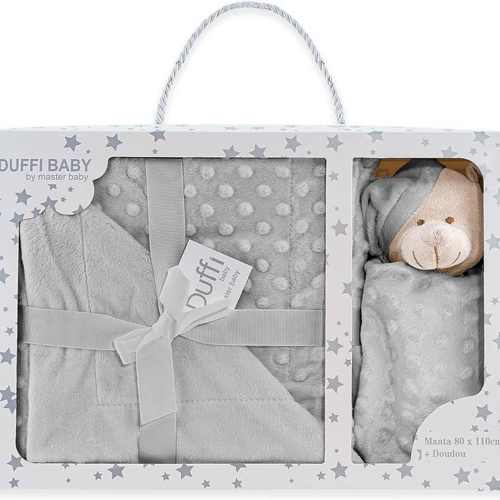 Cotton Socks - Vente Couverture de lit – enfant et bébé - DOU DOU OURSON + COUVERTURE LUXE DOUBLE FACE 80X110 CM