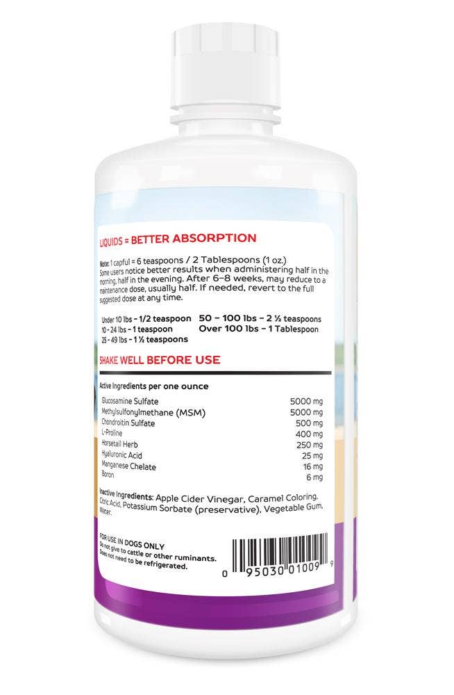 Effective Natural Products - Wholesale Pet Supplement - Dog - Canine Glucosamine Concentrate-32 oz1