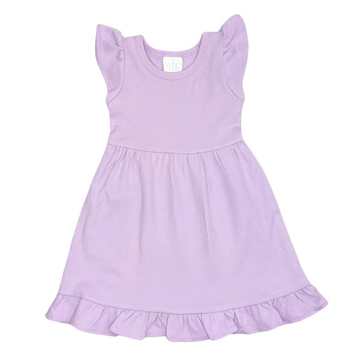 Love That Cotton - Wholesale Dress - Kids - Girls Ruffle Flutter Sleeve Dress6