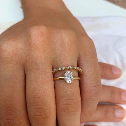 Individuell gestalteter Verlobungsring für den Großhandel von Kimiya Designs