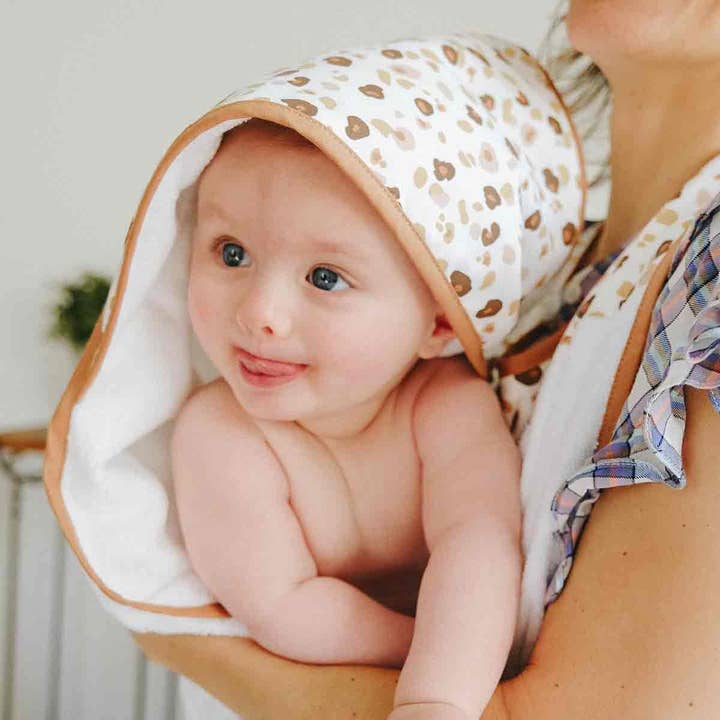 Cocoeko – Großhandel Kapuzenhandtuch – Kinder & Baby – Badeponcho LEOPARD