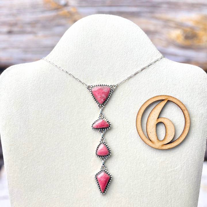 Krush Kandy - Vendita all'ingrosso Collana con ciondolo/pendaglio - Collane a grappolo con lastre di tulite5