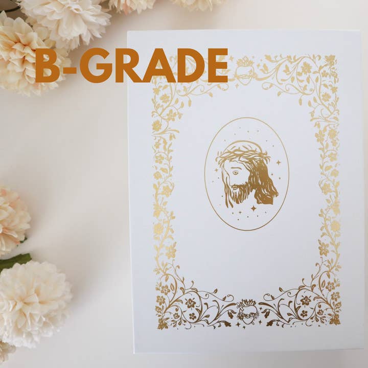 Diário de Couro Coroa de Espinhos de GRAU B por atacado de Peony&June Illustration