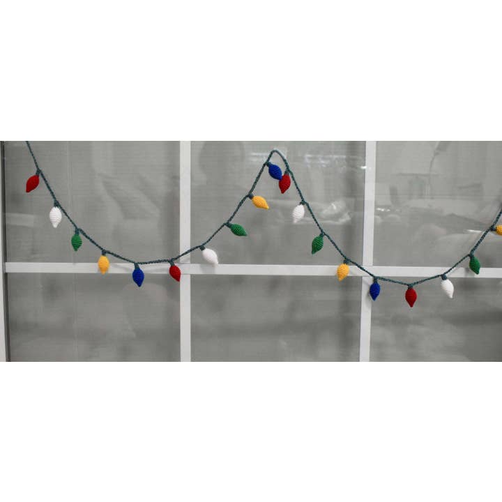 TOMOPOD LLC - Wholesale Bunting/Garland - Crochet Christmas Lights Garland, Christmas Home Decoration