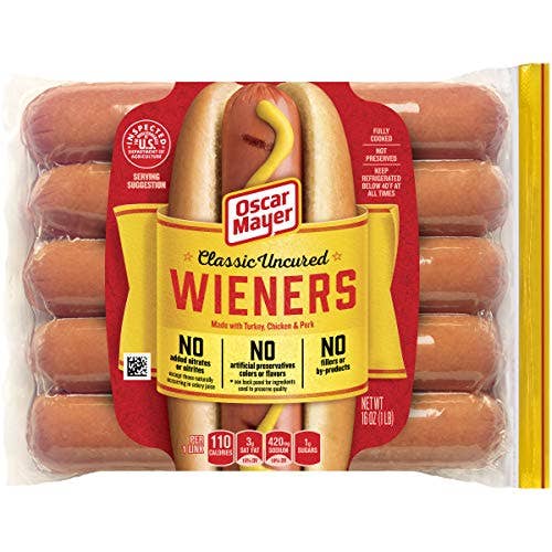 Oscar Mayer Dog O/m Weiner Ez 16 oz 1 Per Pack for wholesale by Shop The King