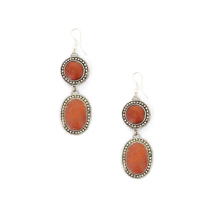 DIWALI PARIS - Wholesale Dangle Earrings - ZEINA DOUBLE EARRING7