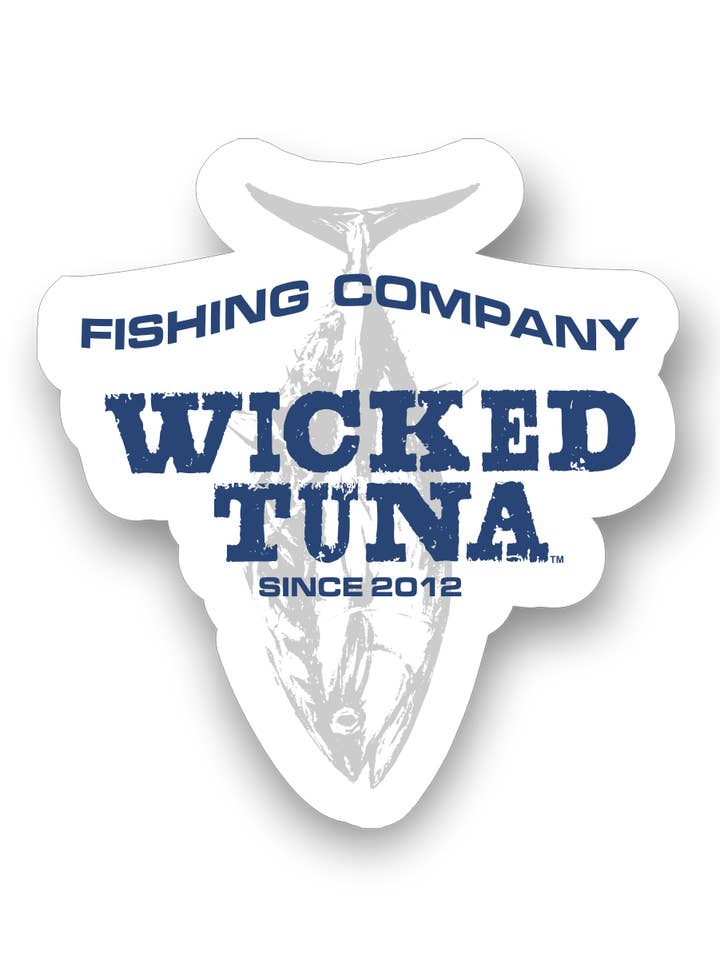 Calcomanía Wicked Tuna con diseño de atún para colgar para venta al por mayor de Wicked Tuna