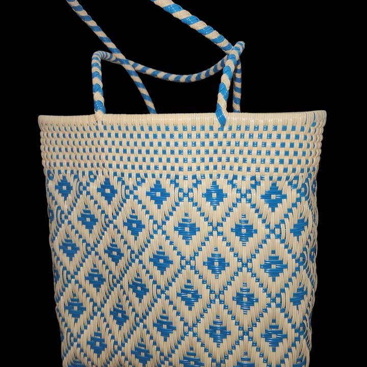 Cielito Lindo - Wholesale Tote Bag - Women's - Oaxacan Handwoven Plastic Tote Bag5