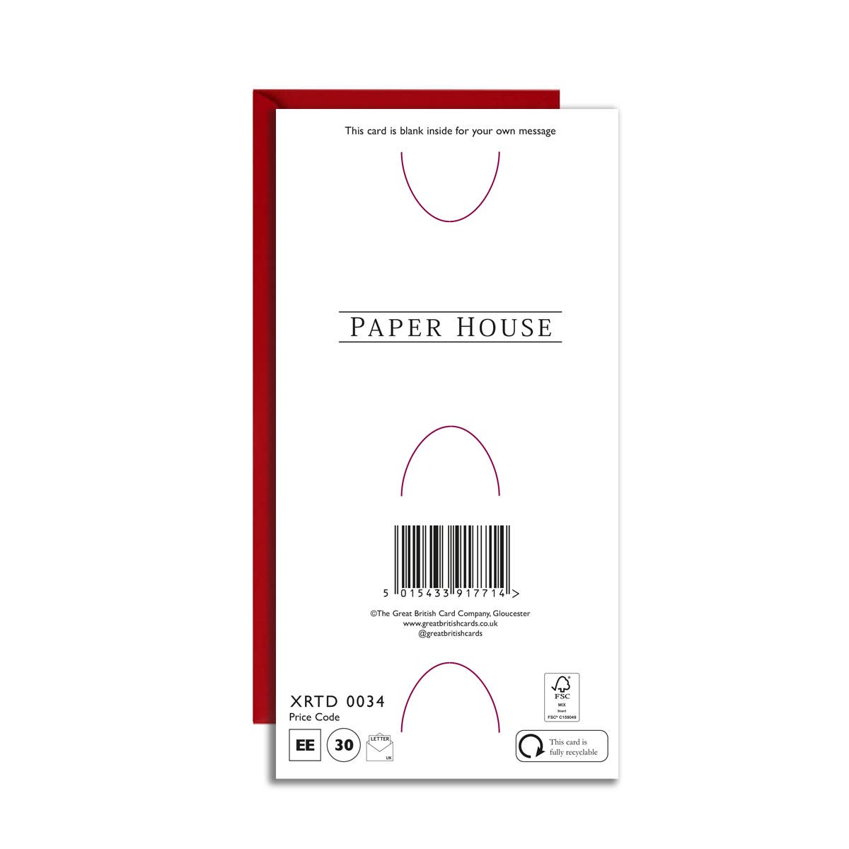 The Great British Card Company (GBCC) Ltd – wholesale Season’s Greetings card – Christmas Money Wallet Happy Christmas Tree1