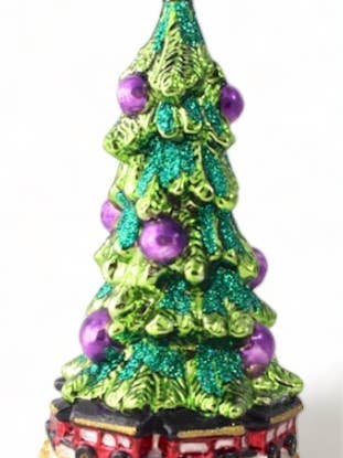 Weihnachtsbaum Mit Eisenbahn für den Großhandel von Oberfränkische Glas Marke