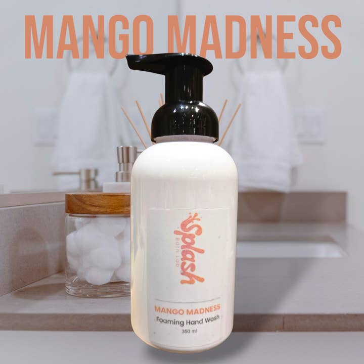 Mango Madness Foaming Hand Soap for wholesale by Splash Bath Lab