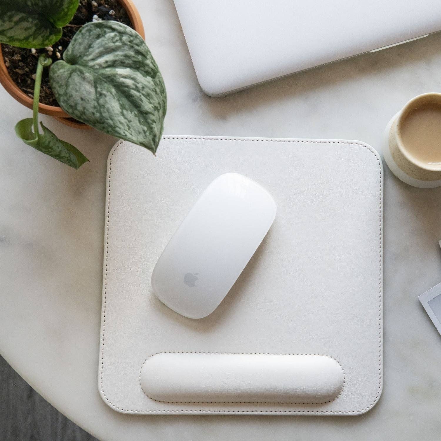 Londo - Vente Tapis de souris - Tapis de souris en cuir Londo avec repose-poignet3