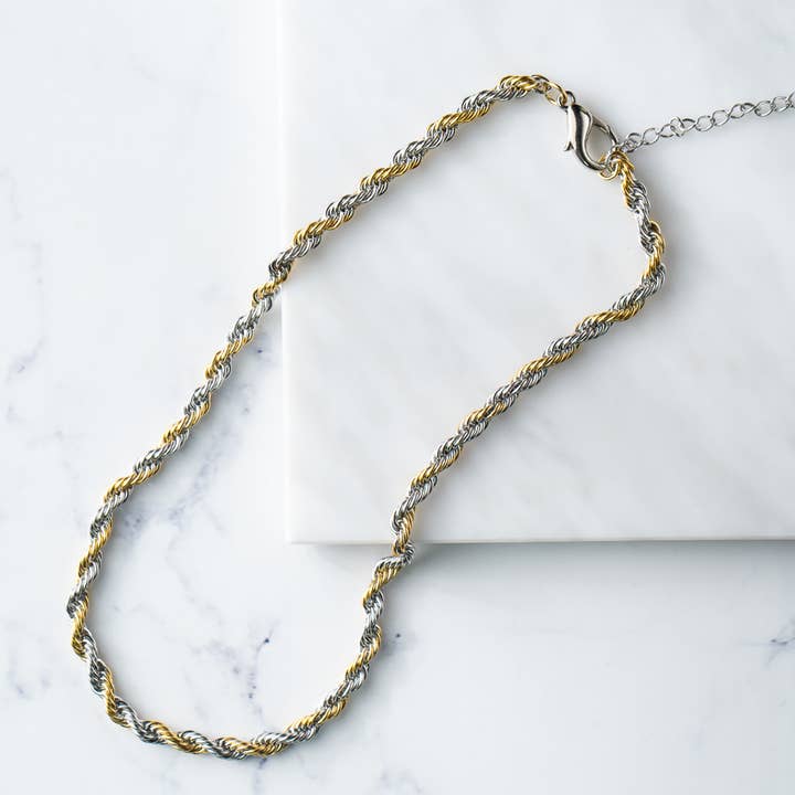 Goupi - Wholesale Link & chain necklace - Rope Style Chain Necklace1