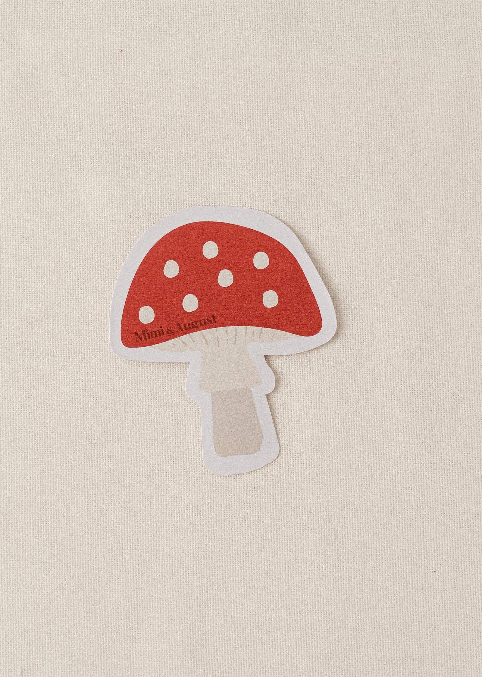 Mimi & August - Wholesale Sticker - Mushroom - Vinyl Sticker1