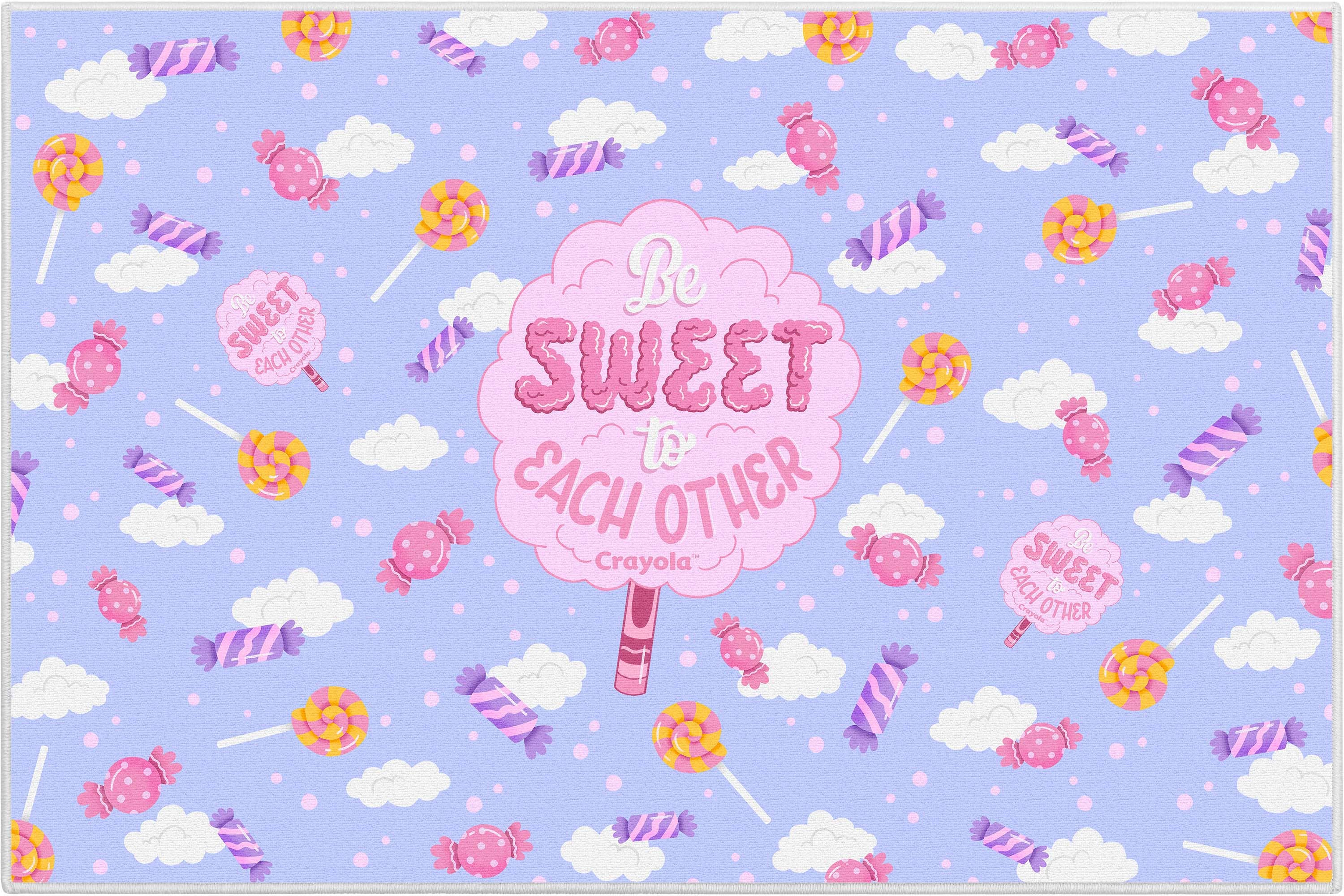 Well Woven - Wholesale Area Rug - Crayola Be Sweet Lilac Area Rug By Well Woven1