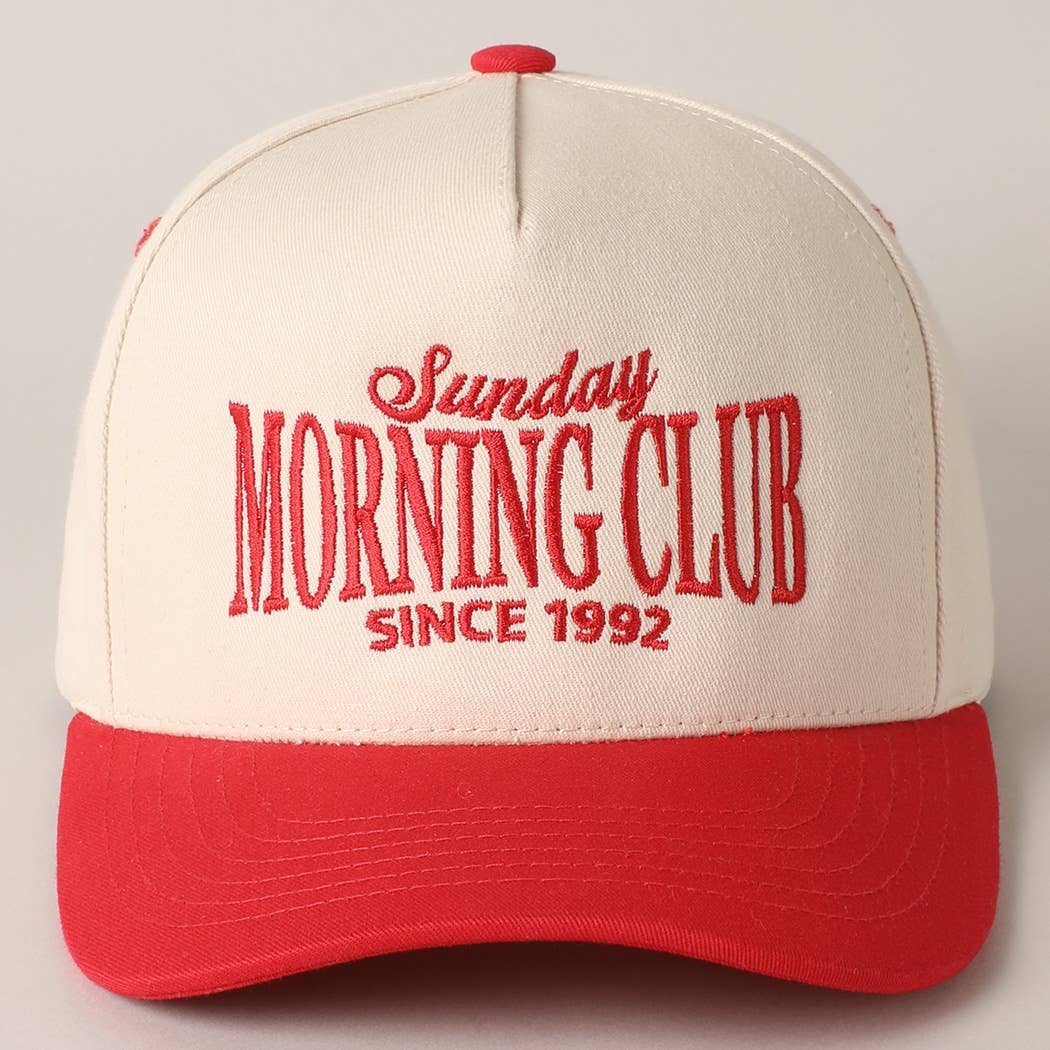 Fashion City – wholesale Trucker hat – Unisex – Sunday Morning Club Two-Tone Trucker Hat10