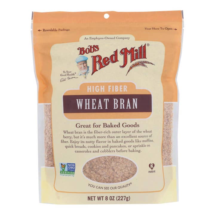 Bob's Red Mill - Wheat Bran - Case Of 4-8 Oz for wholesale by Everyday Supply Co