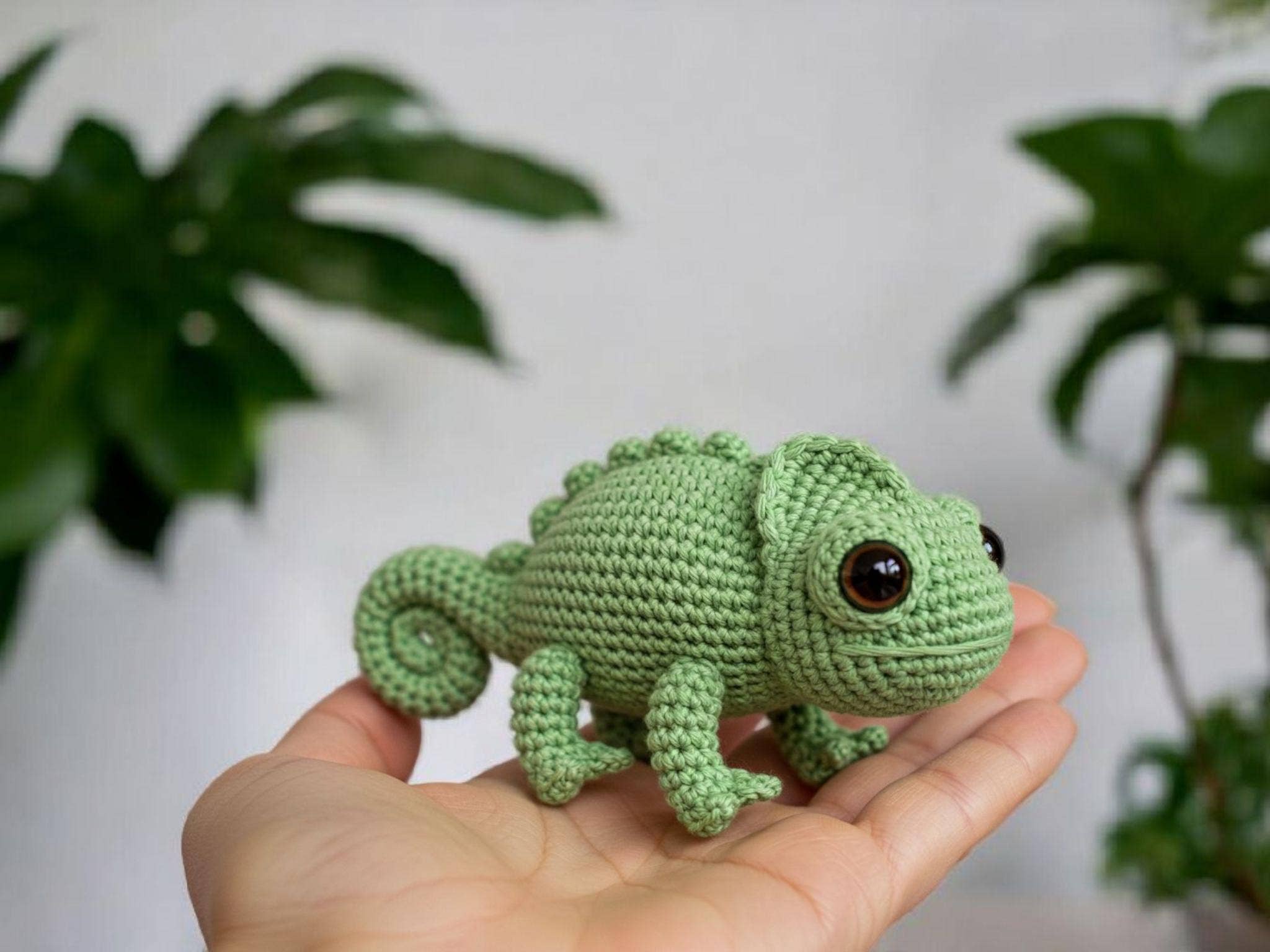 TOMOPOD LLC – wholesale Stuffed/plush toy – Kids & baby – Chameleon Amigurumi Crochet, Cute Lizard Toy, Little Gecko6