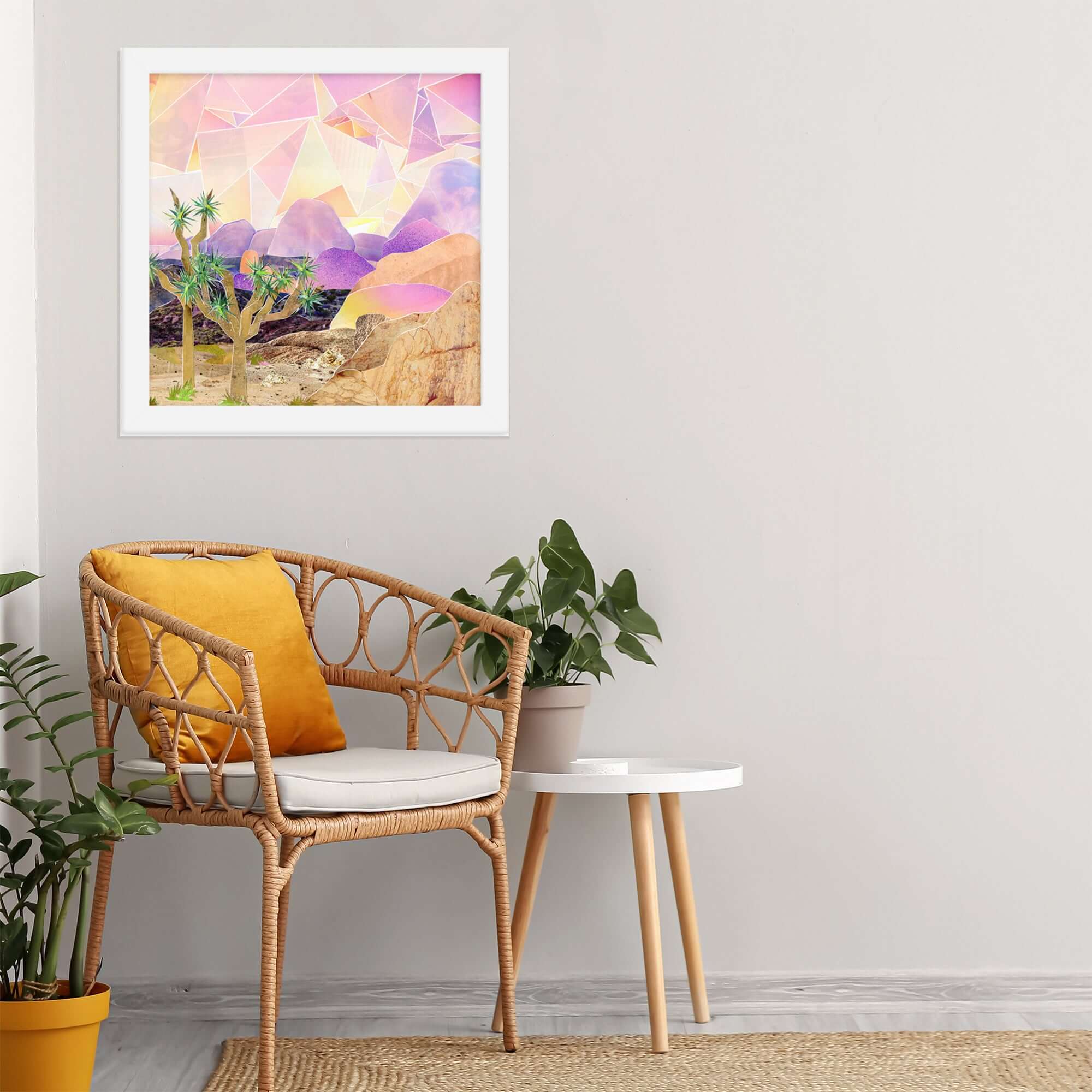 more the merrlier - Wholesale Art Print - Joshua Tree Framed Collage Art Print2