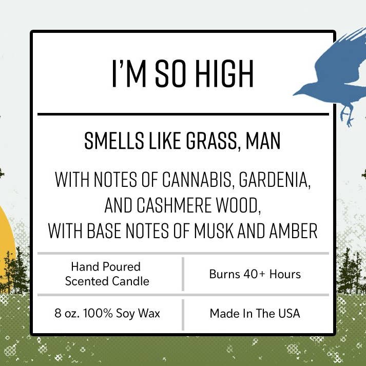 Two Little Fruits - Wholesale Jar/Filled Candle - Cannabis Gardenia Soy Candle – Earthy Scent 8oz7