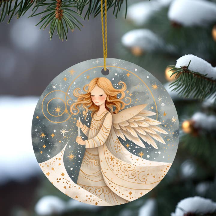 Fernville Creations - Wholesale Ornament - Angel Keepsake Ornament for Christmas and Special Gifts