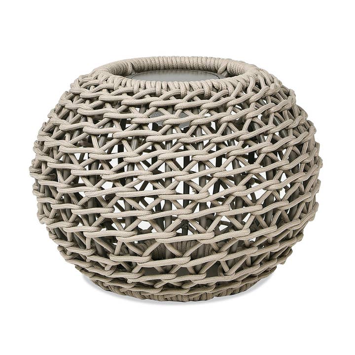 Jennifer Taylor Home - Wholesale Outdoor/Lawn Light - 13" Medium Indoor/Outdoor Woven Globe Lantern with LED Light