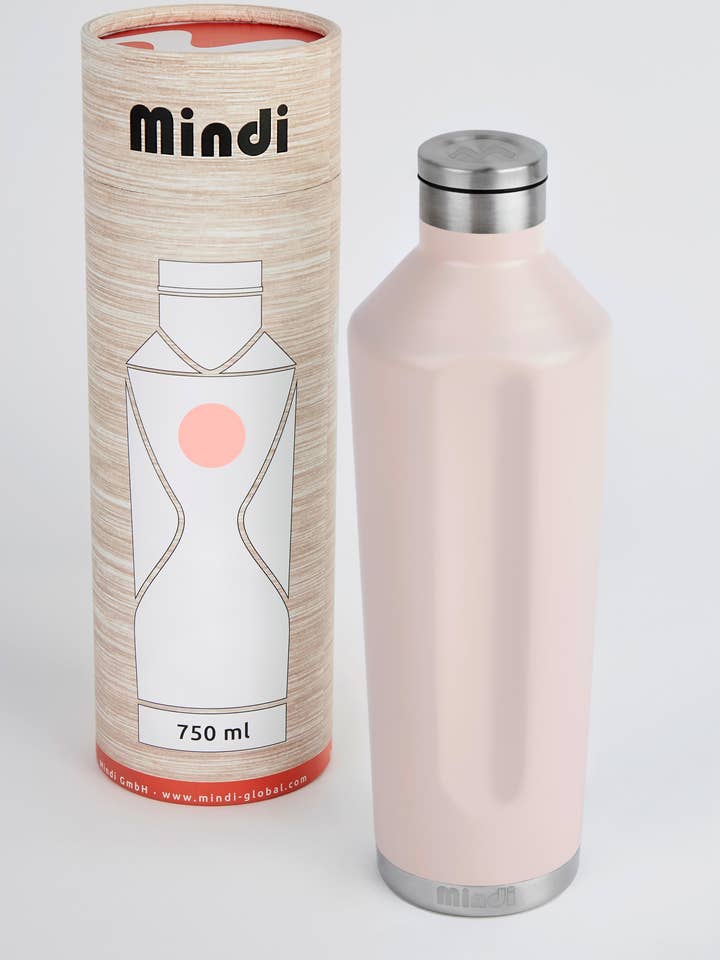 Kate thermofles 750 ml roségoud voor wholesale door Mindi