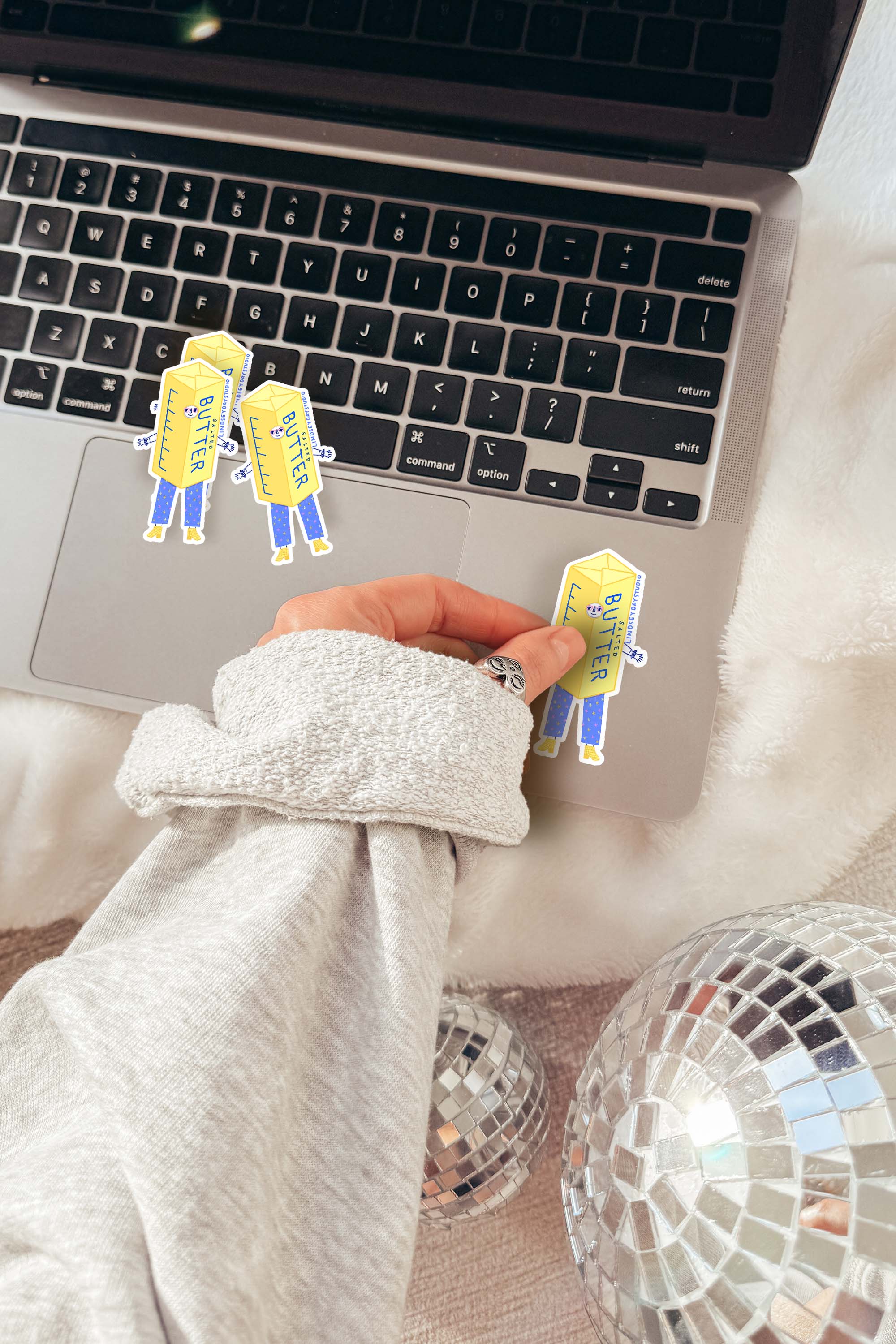 Lindsey Day Studio - Wholesale Sticker - Butter Barb Sticker, Funny Sticker, Food Sticker5