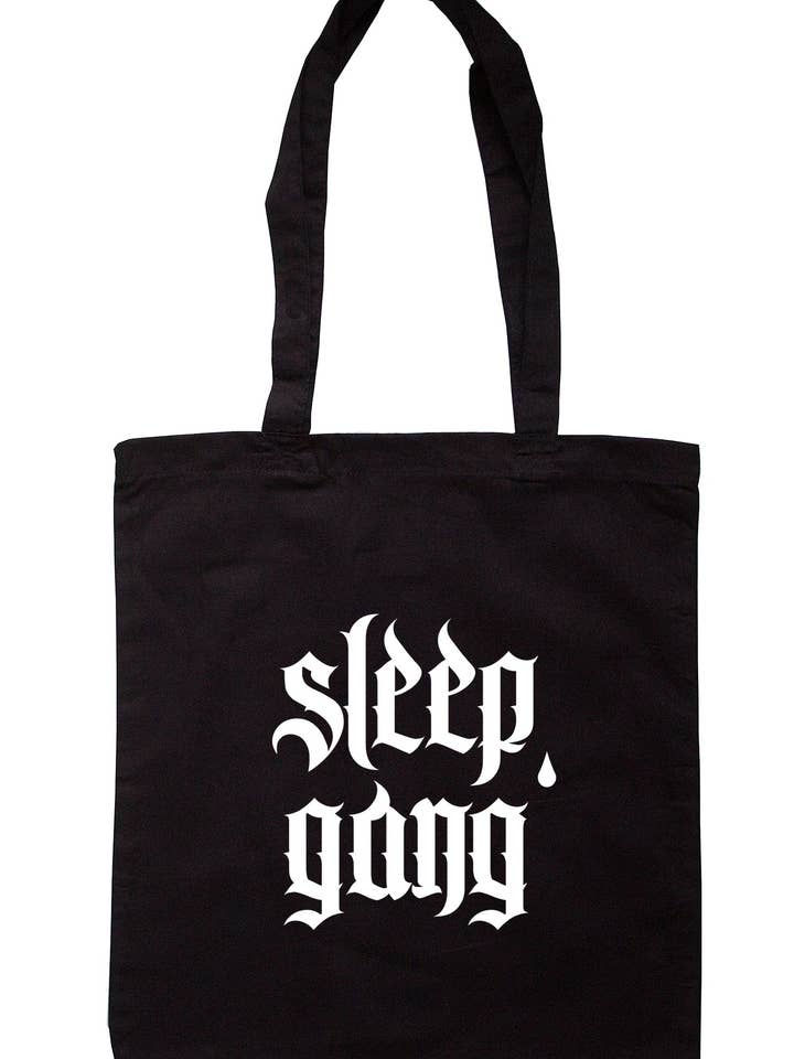 Sleep Gang Tote Bag A0117 for wholesale by Illustrated Identity