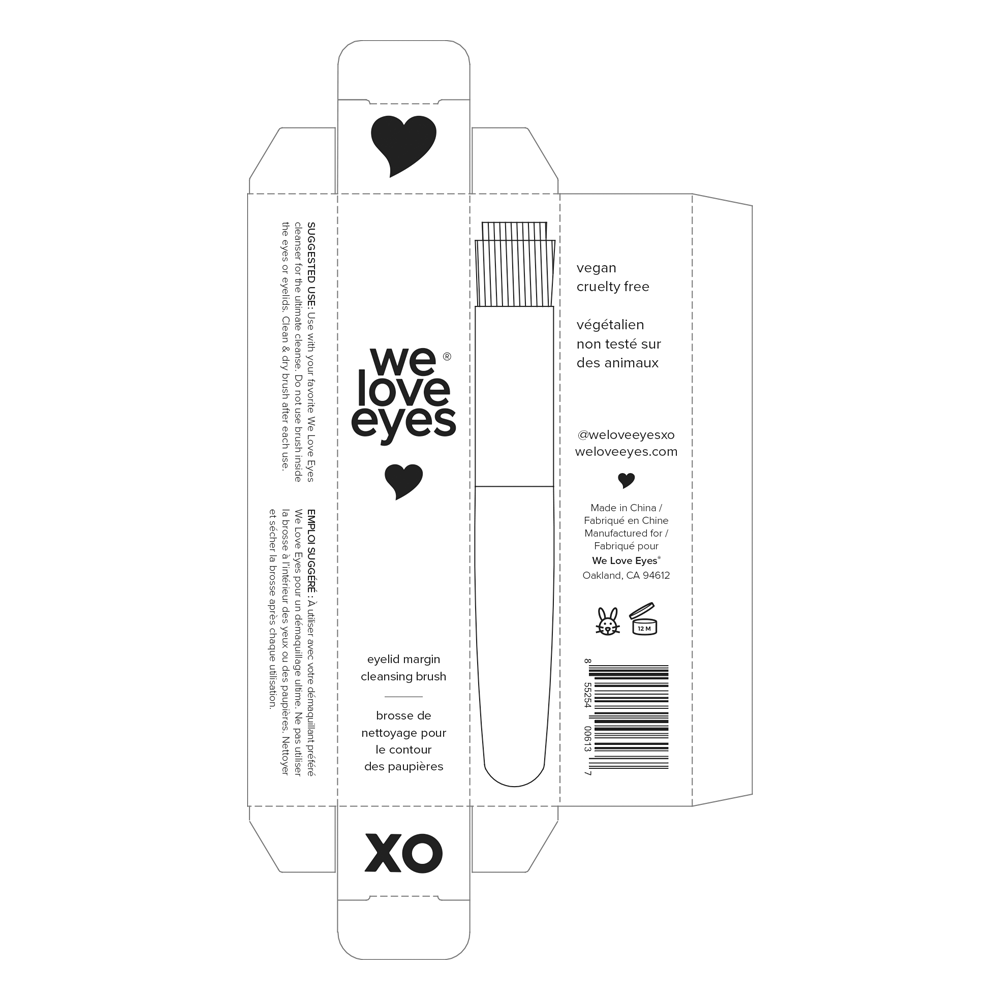 We Love Eyes - Vente Pinceaux de maquillage pour les yeux - Brosse nettoyante pour paupières2