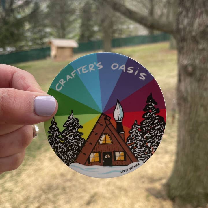 Crafter's Oasis klistermärke för wholesale av Witty Voyager