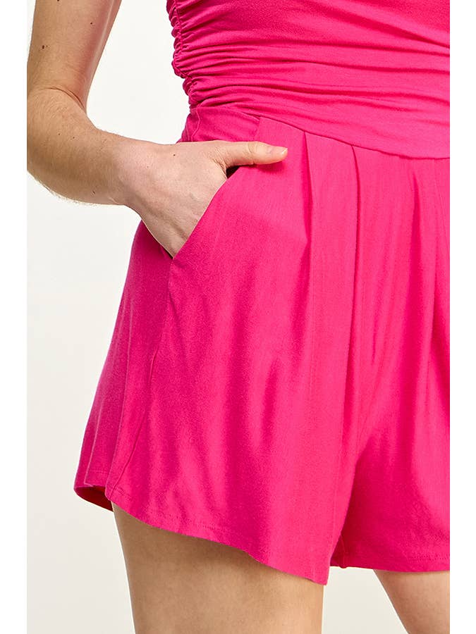 Heart & Hips - Vente Combishort – femme - Combinaison short tube unie4