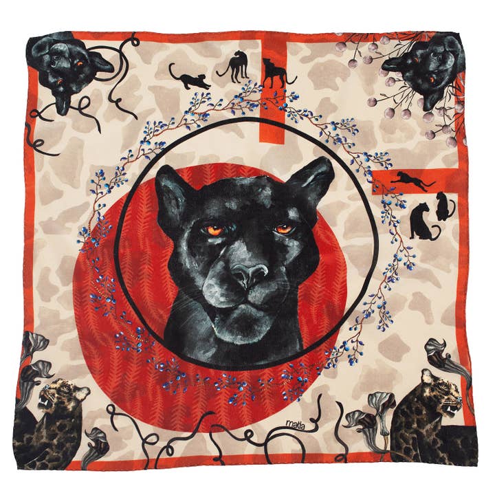 Lela Silk Scarf for engroshandel hos Matla