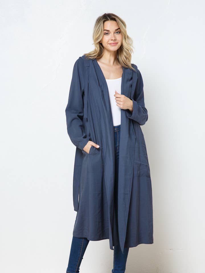 Trench à capuche LIFE Premium pour la vente par Bloidy