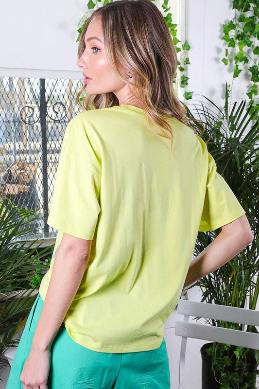 Vine & Love - Wholesale Knit Top - Women's - Star Sequin Crew Neck 100%Cotton Knit Top VT8161717