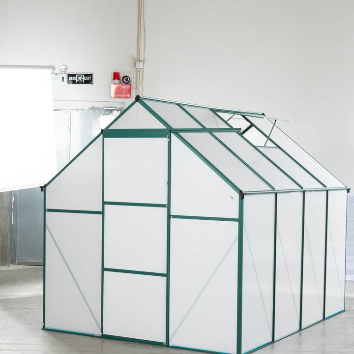 39F Inc. - Wholesale Outdoor Ornament/Decor - Walk-In Green-6 x 8 FT Outdoor Patio Greenhouse Sliding Door25