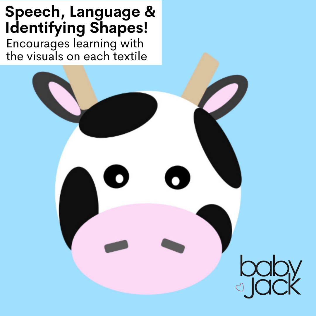 Baby Jack and Company - Wholesale Crinkle Tag Toy - Baby - Farm Agriculture Cows Pigs Horses Chickens Baby Tag Crinkle 7