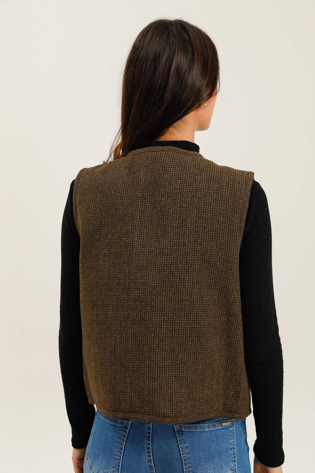 Brown 5910 QUILTED JACKET for wholesale on Faire4