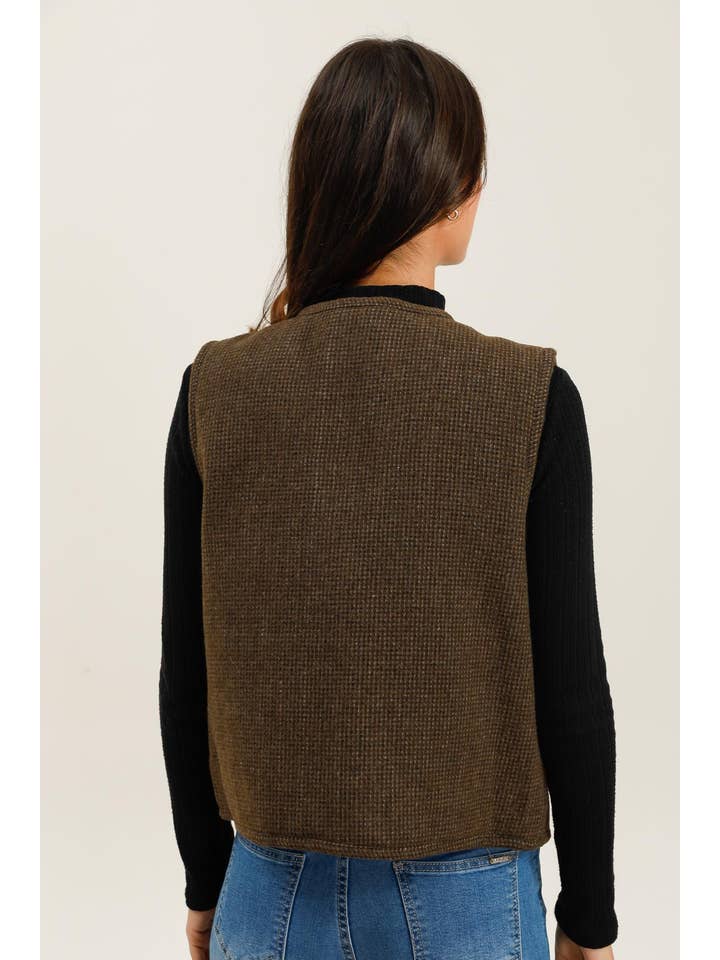 Brown 5910 QUILTED JACKET for wholesale on Faire4