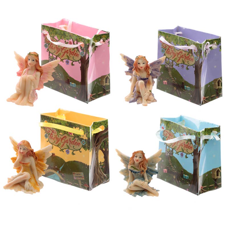 Puckator Ltd - Wholesale Ornament - Flower Fairy Garden Fairy in a Mini Gift Bag1