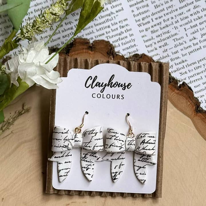 Clayhouse Colours - Wholesale Dangle Earrings - Taylor Swift The Tortured Poets Dept | Swiftie Earrings 4