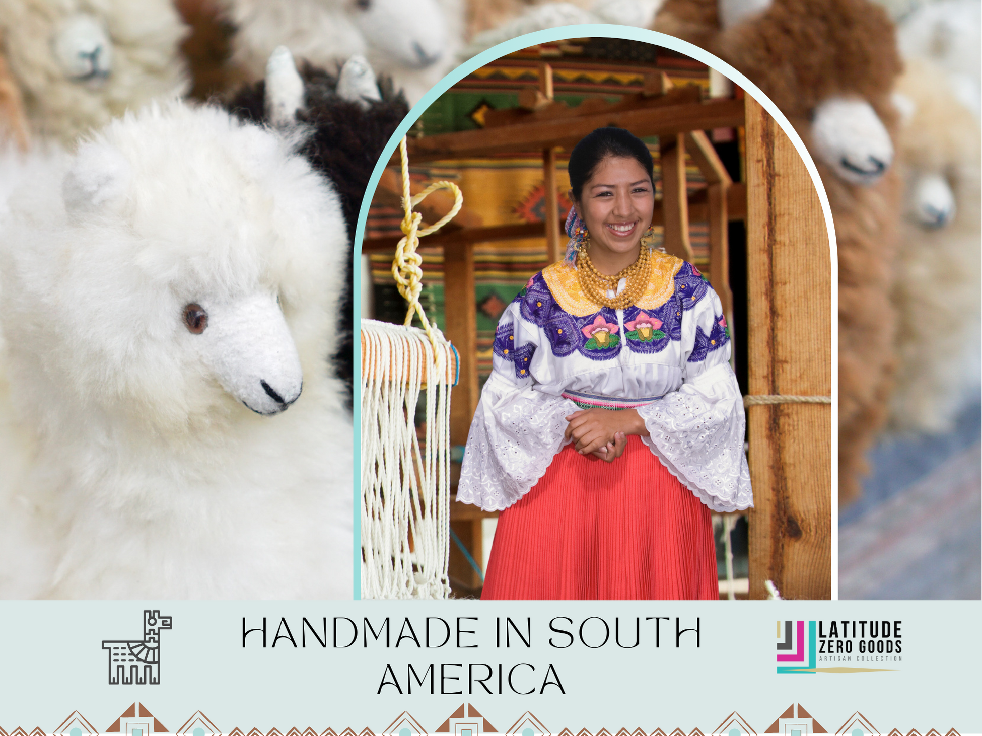 LATITUDE ZERO GOODS - Wholesale Wrap - Women's - Fragata - Gray Striped Alpaca Wool Shawl 3