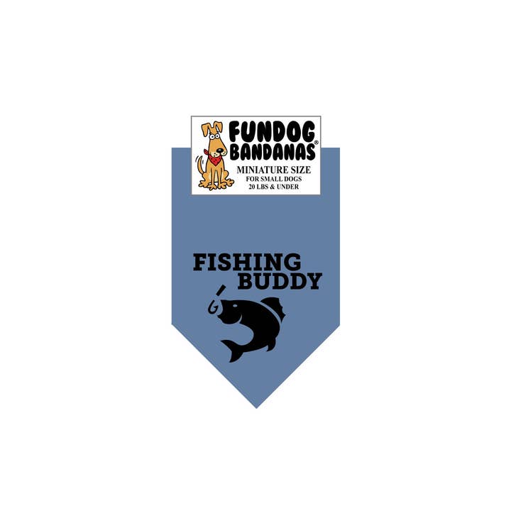 Assorted Colors 5 Pack - Fishing Buddy Bandana for wholesale on Faire6