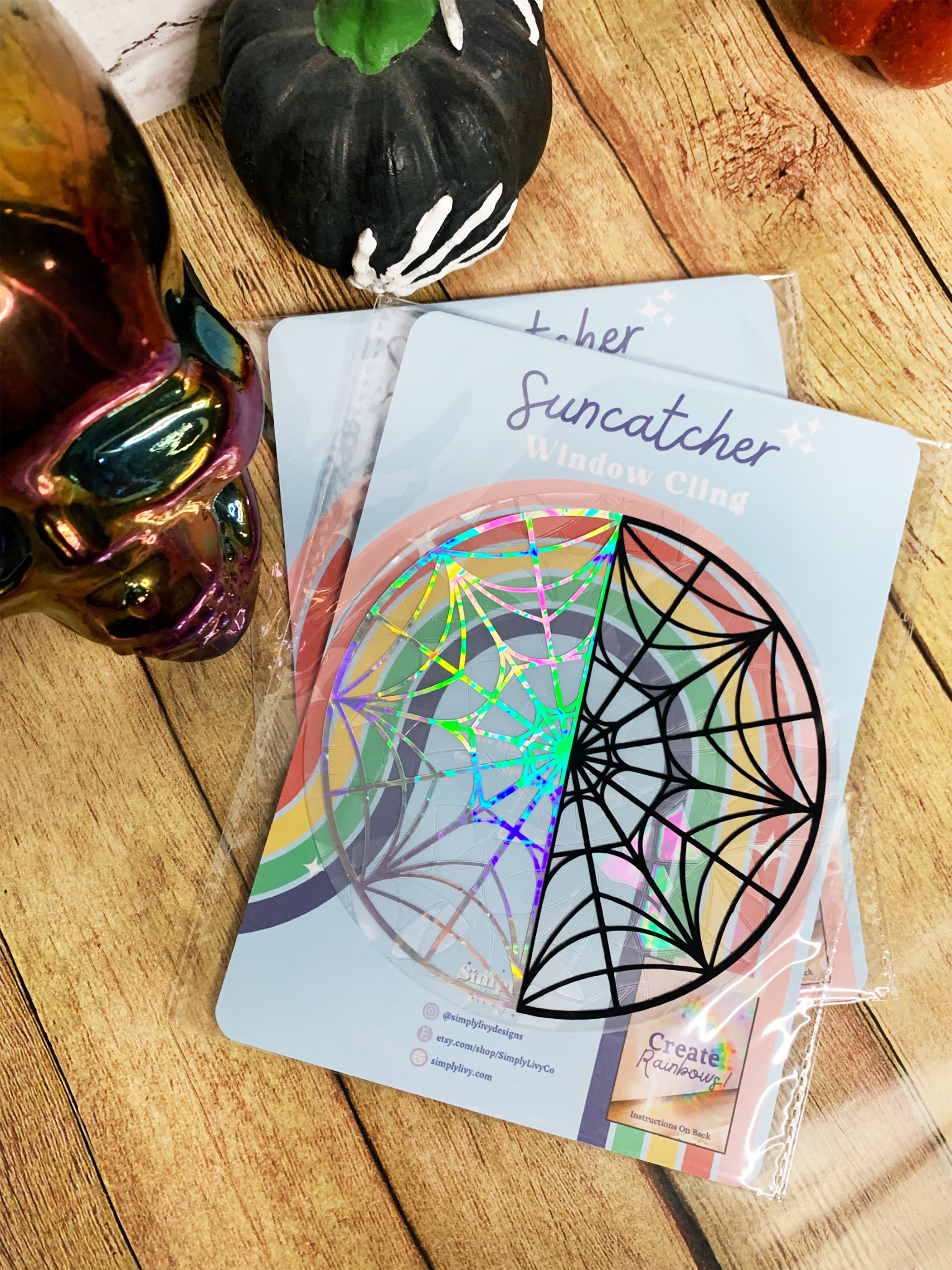 Simply Livy - Wholesale Suncatcher - Wednesday & Enid Ophelia Hall Window Suncatcher Cling1