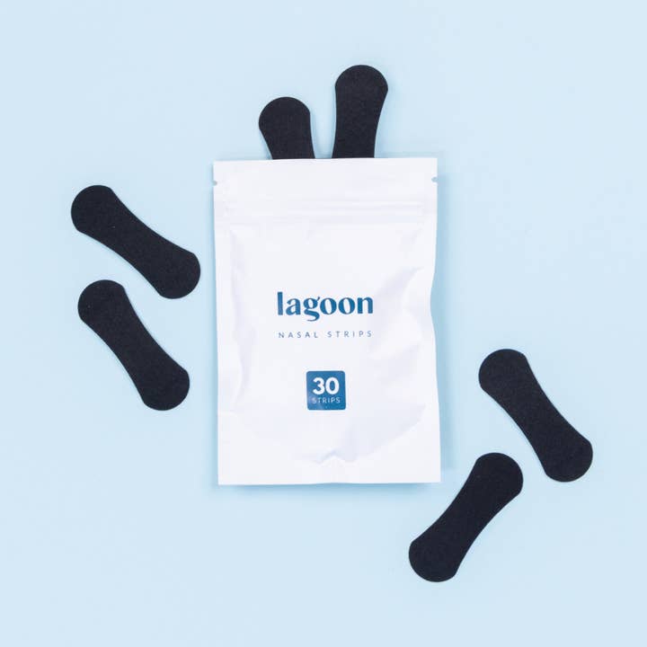 Breath-Well Durable Nasal Strips - 1 Month Supply (30 Strips) for wholesale by Lagoon Sleep Inc