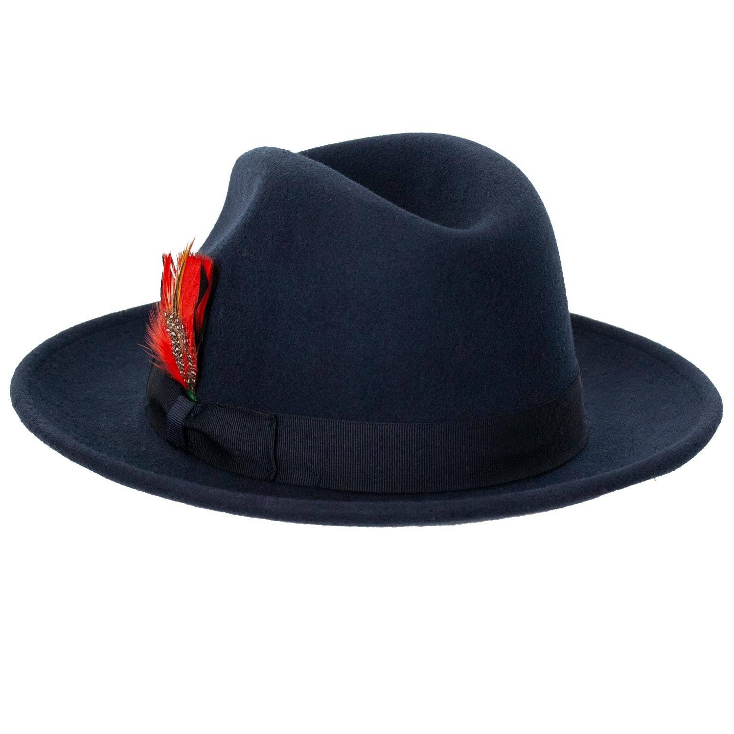 Levine Hat Company - Wholesale Fedora - Men's - Reverb Classic Wool Fedora by 9th Street Hats2