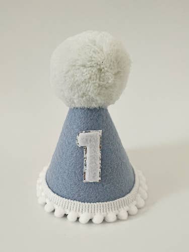 Eggshell blue felt hat for wholesale by Nash and Willow